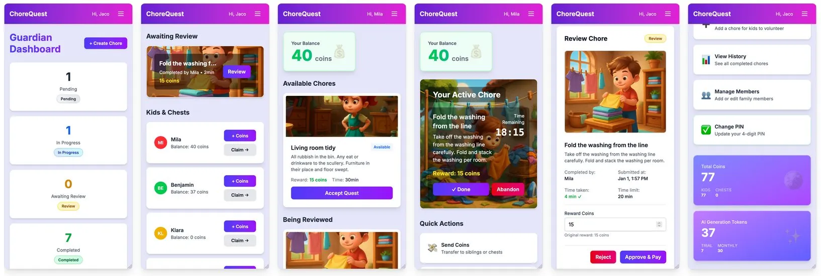 Turning Household Chaos into Quests: Building ChoreQuest